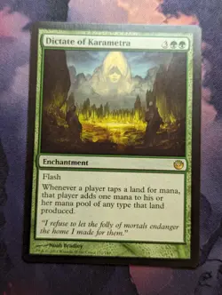 Dictate of Karametra - JOU - Rare - 121/165 - MTG - Image 1