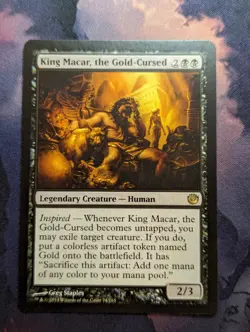 King Macar, the Gold-Cursed - JOU - Rare - 74/165 - MTG - Image 1