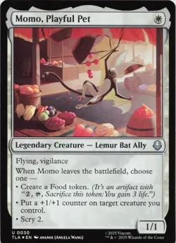 Momo, Playful Pet - FOIL - U Avatar: The Last Airbender 30 - MTG - Image 1