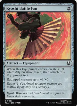 Kyoshi Battle Fan - FOIL - C Avatar: The Last Airbender 257 - MTG - Image 1