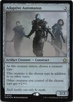 Adaptive Automaton - FOIL - R Foundations 723 - MTG - Image 1
