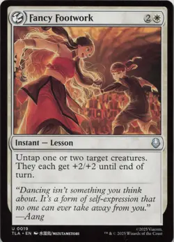 Fancy Footwork U Avatar: The Last Airbender 19 NM MTG - Image 1