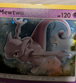 Mewtwo SM77 Sun & Moon Ultra Rare Holo Black Star Promo Pokemon LP/NM - Image 5