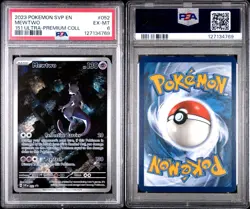 2023 POKEMON SVP BLACK STAR PROMO 151 ULTRA-PREMIUM COLLECTION MEWTWO PSA 6 - Image 3