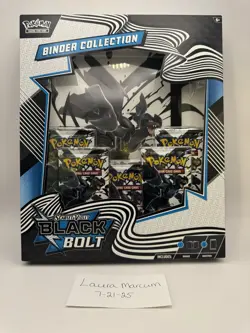 Pokemon S&V Black Bolt Binder Collection ~NEW FACTORY SEALED~FREE SHIPPING~ - Image 1