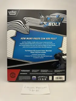 Pokemon S&V Black Bolt Binder Collection ~NEW FACTORY SEALED~FREE SHIPPING~ - Image 2