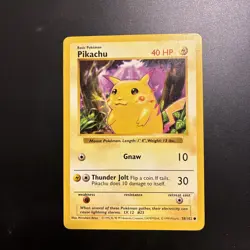⚡ Pokemon TCG Pikachu Shadowless Red Cheeks 58/102 Base Set 1999 ⚡ - Image 1