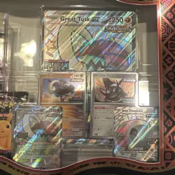 Pokemon TCG PALDEAN FATES Great Tusk Iron Treads Ex Premium Collection ✅ NEW - Image 2