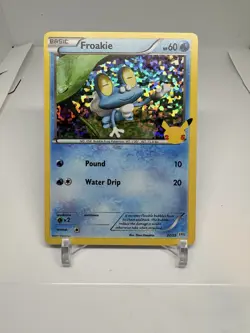 Pokemon TCG - Froakie - HOLO 25th Anniversary McDonalds Promo 22/25 NM - Image 1