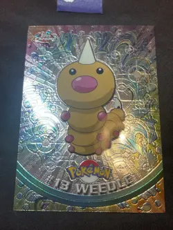 2000 Topps Chrome Pokemon Weedle #13 Base TV Animation Edition - Image 1
