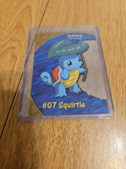 2000 Topps Pokemon Squirtle #07 TV Animation Edition PC4 - Image 1