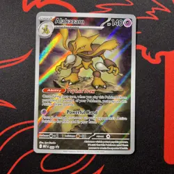 Pokemon TCG Alakazam Mega Evolution Black Star Promo 009 NM - Image 1