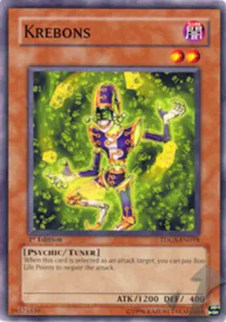 Yugioh! LP Krebons - TDGS-EN018 - Common - Unlimited Edition Lightly Played, Eng - Image 1