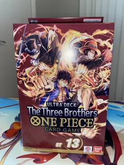 One Piece Ultra Deck: The Three Brothers (ST-13) English Edition, Sealed - Image 1