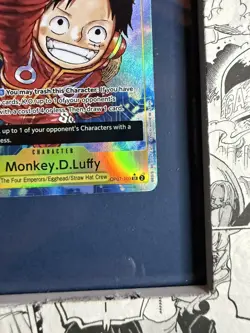One Piece -Monkey D Luffy - OP07-109 Parallel Alt Art - 500 Years in the Future - Image 3