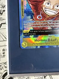 One Piece -Monkey D Luffy - OP07-109 Parallel Alt Art - 500 Years in the Future - Image 4