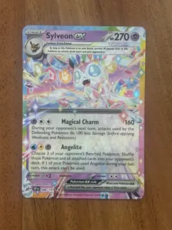 Pokemon TCG Surging Sparks Sylveon EX Double Rare Holo Card 086/191 NM - Image 1