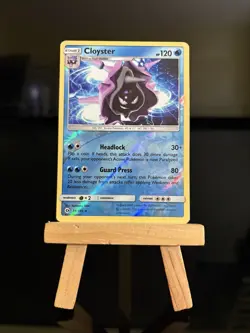 Cloyster - 34/149 SM Base Set - Reverse Holo Rare LP - Pokemon TCG Card - Image 1