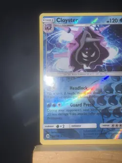 Cloyster - 34/149 SM Base Set - Reverse Holo Rare LP - Pokemon TCG Card - Image 5