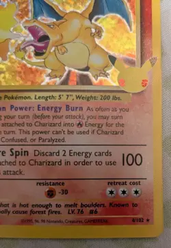 Pokemon TCG Charizard 4/102 - Celebrations - Classic Collection NM Card - Image 3