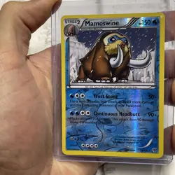 Mamoswine - BW Plasma Storm 28/135 Rare Pokemon Card NM Near Mint Nintendo TCG - Image 1