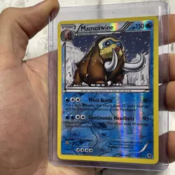 Mamoswine - BW Plasma Storm 28/135 Rare Pokemon Card NM Near Mint Nintendo TCG - Image 2