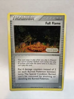 LP (Reverse-Holo) Pokemon FULL FLAME Card EX LEGEND MAKER Set 74/92 Trainer - Image 1
