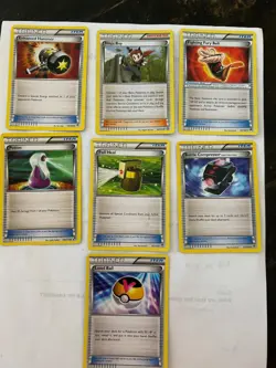 Pokemon Trainer Cards -- lot of 7 - Image 1