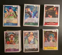 Lot of 213 Rare (R) Holo Foil Rare One Piece OP13 Cards - Image 1