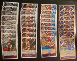 Lot of 213 Rare (R) Holo Foil Rare One Piece OP13 Cards - Image 5