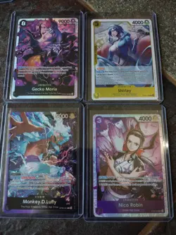 Assorted One Piece Holo Trading Cards And Partial Basic Non Holo Starter Set - Image 4