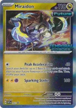 Miraidon SVP092 SVP 092 Temporal Forces Promo Pokemon Card NM - Image 1