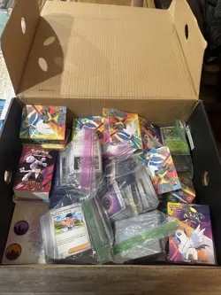 Pokemon Cards Bulk Lot Approximately 1500 Cards w/ Mega Evolution Mini Binders - Image 1