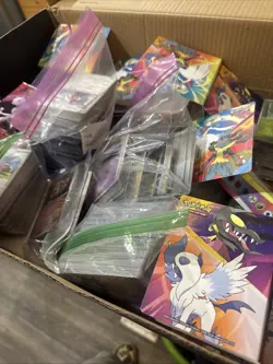 Pokemon Cards Bulk Lot Approximately 1500 Cards w/ Mega Evolution Mini Binders - Image 3