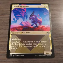 Prowling Felidar Zendikar Rising Showcase Magic the Gathering MTG Nice! - Image 1