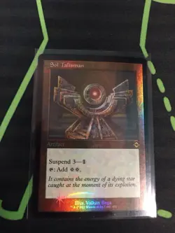 MTG Magic The Gathering Sol Talisman Foil Retro Frame Artifact Commander - Image 1