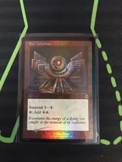 MTG Magic The Gathering Sol Talisman Foil Retro Frame Artifact Commander - Image 2