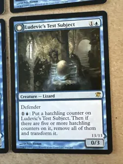 Ludevics Test Subject /abomination X4 Innistrad Ex Condition see pics Front Back - Image 2