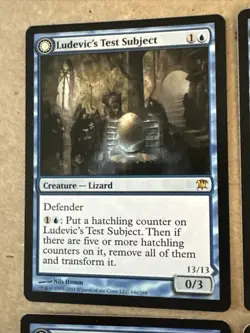 Ludevics Test Subject /abomination X4 Innistrad Ex Condition see pics Front Back - Image 4