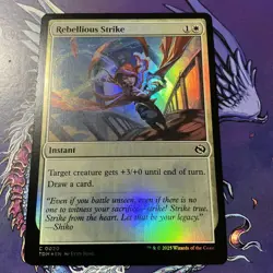 Rebellious Strike Tarkir: Dragonstorm Foil MTG NM - Image 1