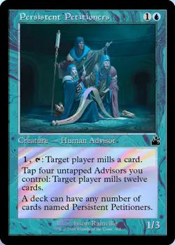 Persistent Petitioners (Retro Frame) 0316 MTG RVR NM Foil - Image 1