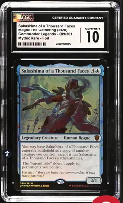 Sakashima of a Thousand Faces MTG (2020) - 089/361 Mythic Rare - Foil - Image 1