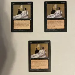 MTG: 3X Pox NM / LP Ice Age - Magic the Gathering Vintage 1995 - Image 1