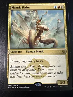 1x Mantis Rider (184) Khans of Tarkir LP MTG Magic the Gathering x1 MKE - Image 1