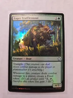 Eager Trufflesnout (Foil) - Foundations - LP - Uncommon - Creature - MTG Magic - Image 1