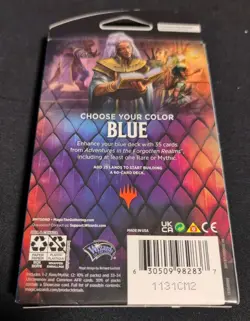 Mtg Magic Dungeons & Dragons Forgotten Realms Blue Theme Booster Pack Sealed - Image 3