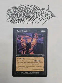 Cabal Ritual Torment Regular Non Foil Mtg Magic The Gathering - Image 1