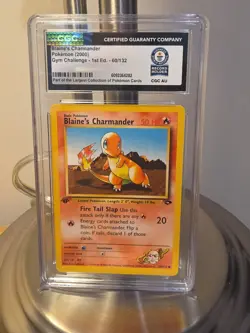 Pokemon Blaine's Charmander 1st Edition CGC Guinness World Record Holder 1/1 - Image 1