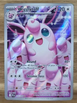 Pokemon TCG - Mega Evolutions - Phantasmal Flames - Wigglytuff 105/094- IR - NM - Image 1