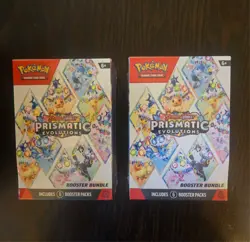 Pokemon TCG Prismatic Evolutions Booster Bundle Lot of 2 SEALED - Image 1